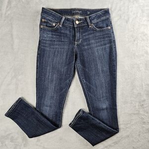 Lucky Brand Blue Denim Jeans Lolita Skinny Womens Size 0 / 25 Mid-Rise